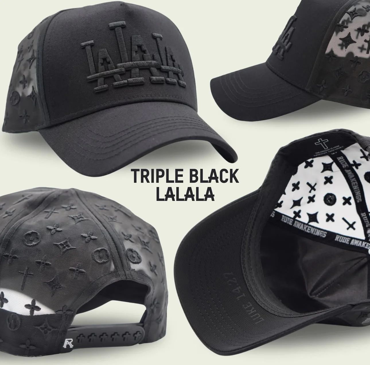 GORRA RUDE AWAKENINGS LALALA NEGRA