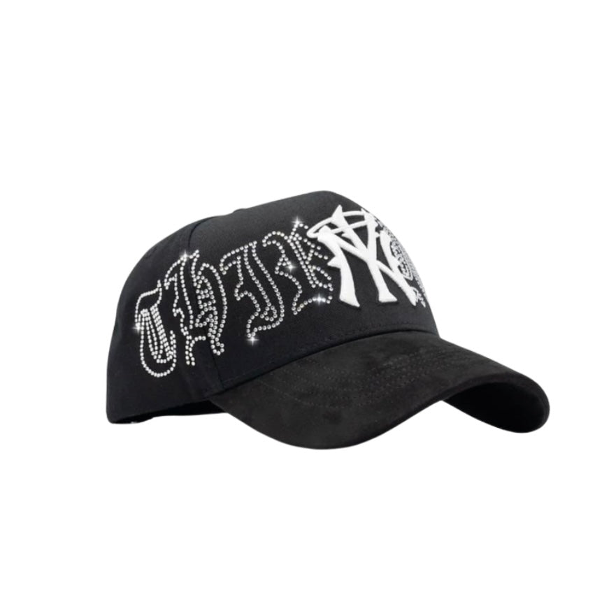 GORRA 31 HATS NY CRYSTAL BLACK WHITE