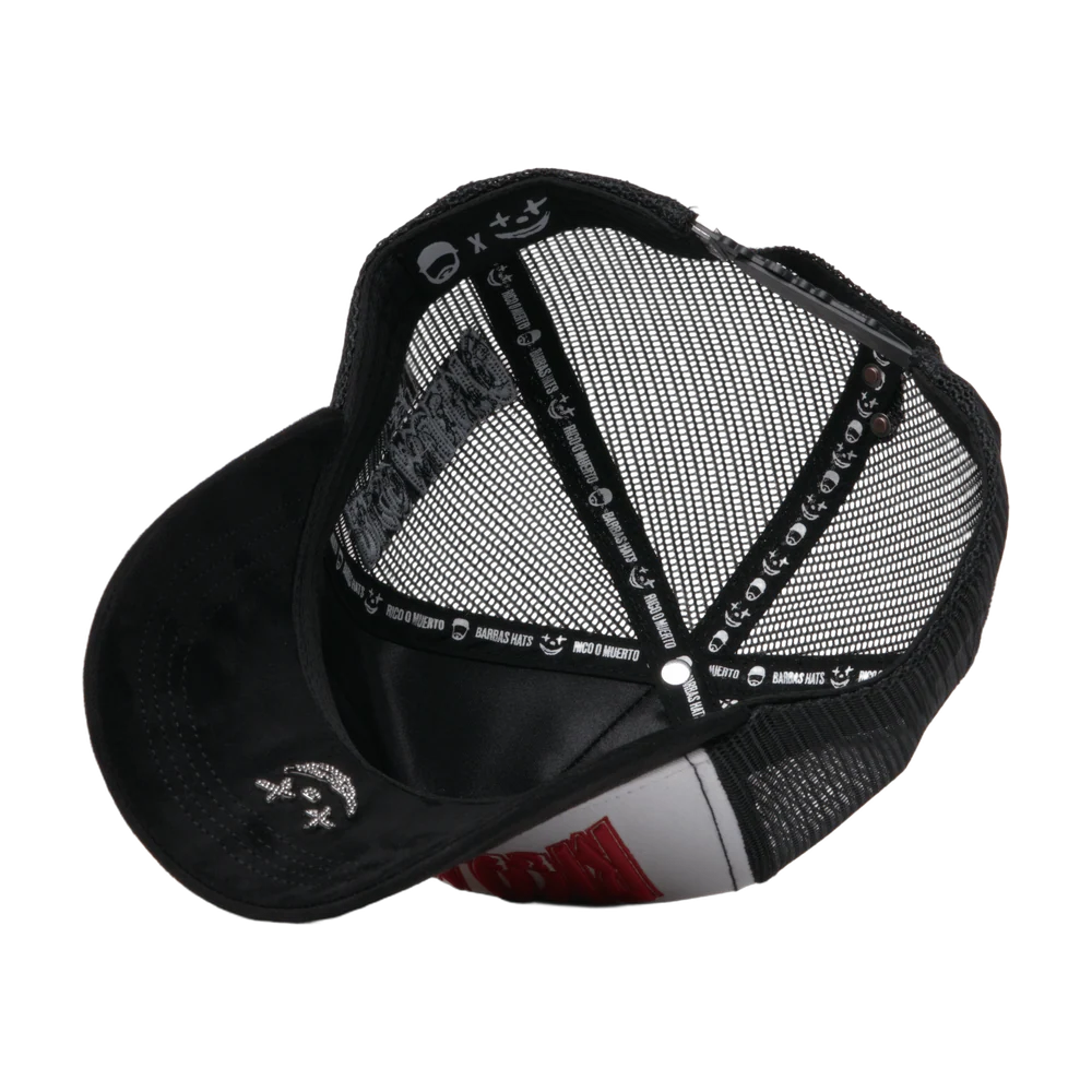 GORRA BARBAS HATS X RICO O MUERTO "ROM Records" (PREVENTA)
