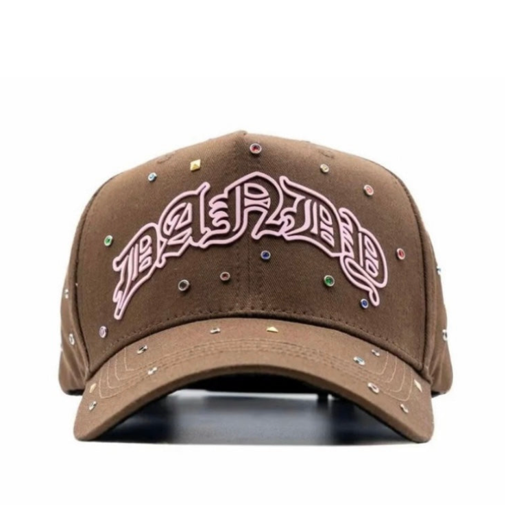 GORRA DANDY HATS "️10 YEARS ANIVERSARY” PINK BROWN