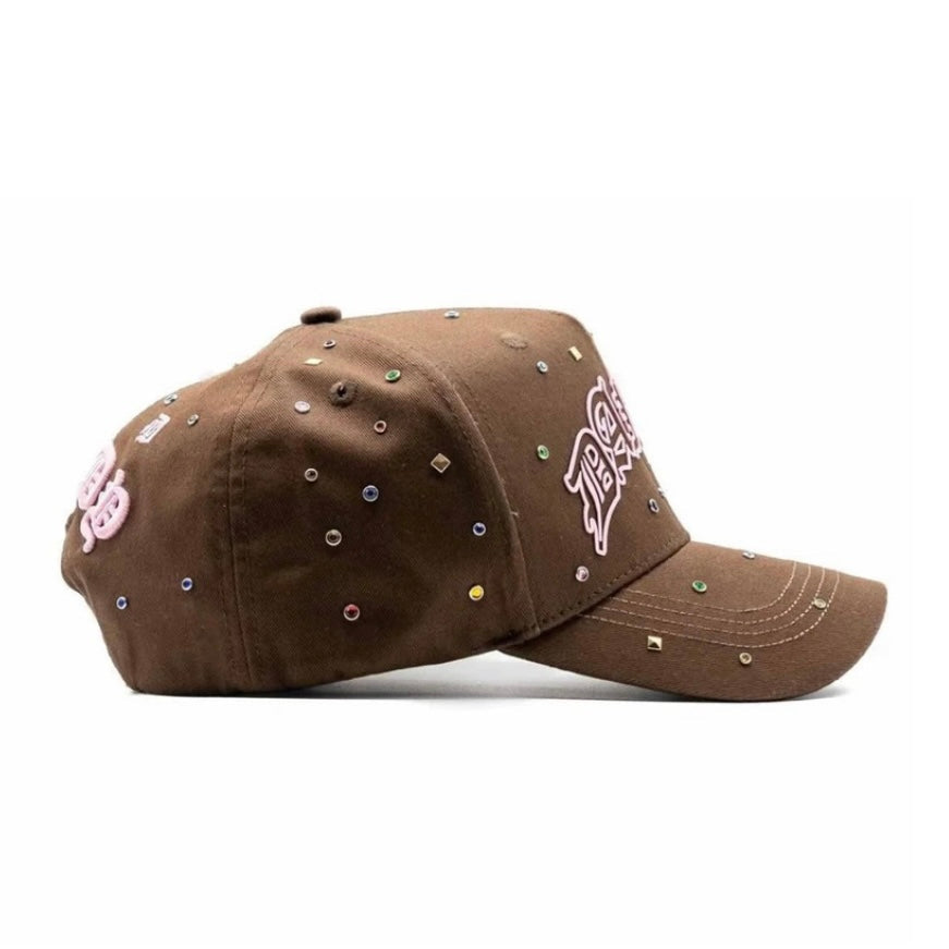 GORRA DANDY HATS "️10 YEARS ANIVERSARY” PINK BROWN
