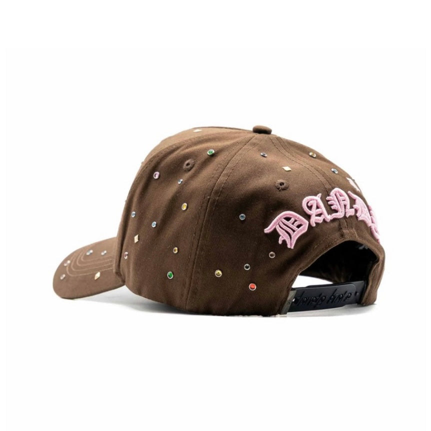 GORRA DANDY HATS "️10 YEARS ANIVERSARY” PINK BROWN