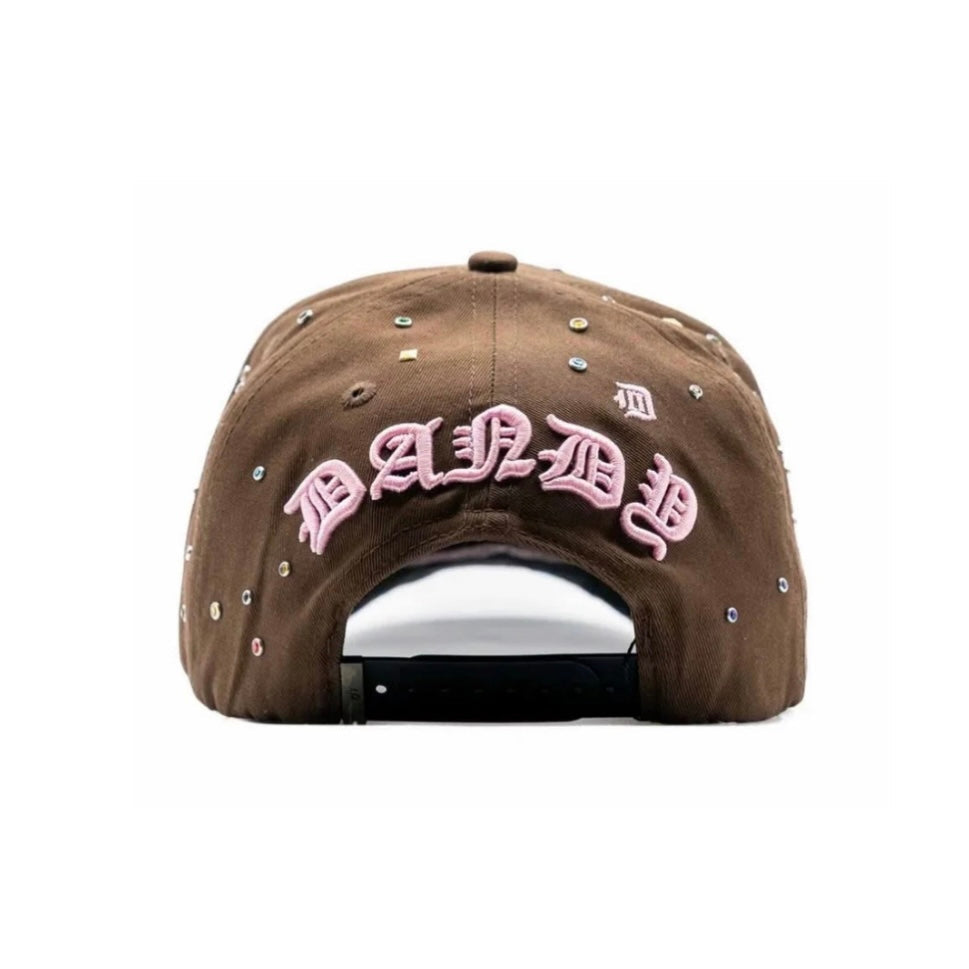 GORRA DANDY HATS "️10 YEARS ANIVERSARY” PINK BROWN