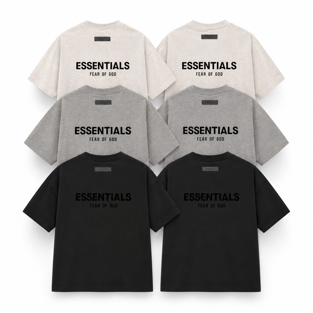 SET 6 PLAYERAS ESSENTIALS S22