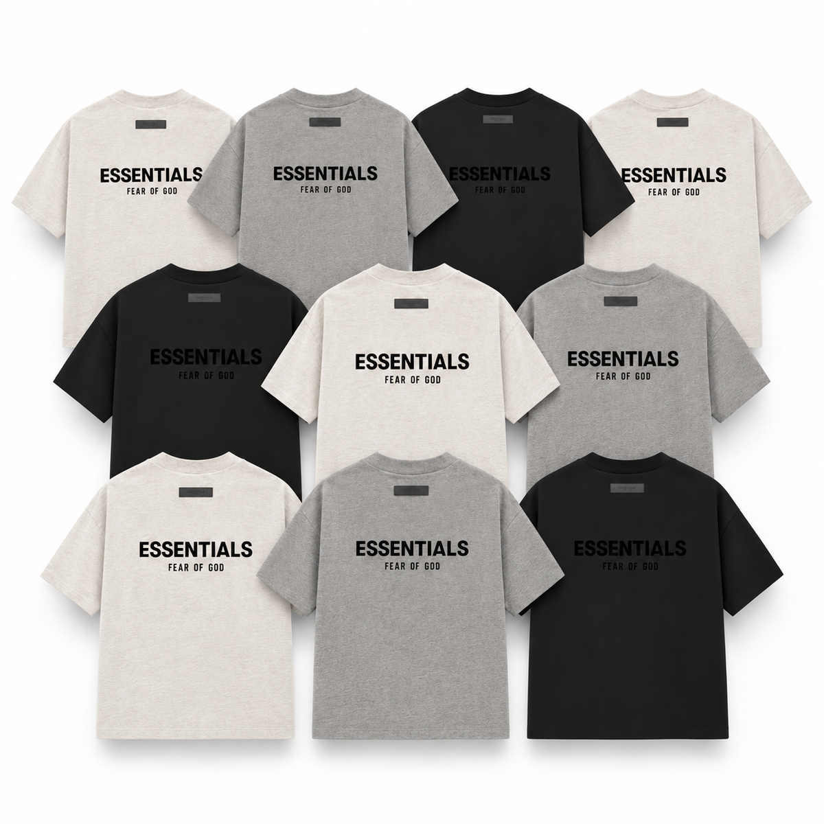 SET 10 PLAYERAS ESSENTIALS S22