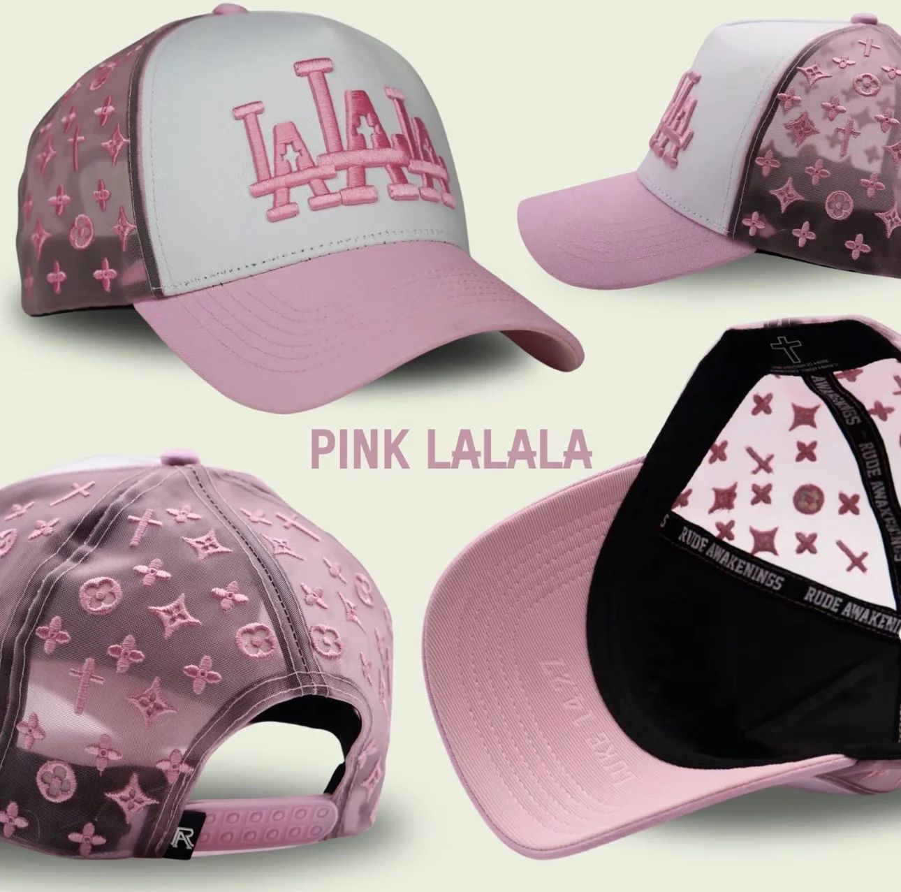GORRA RUDE AWAKENINGS LALALA ROSA