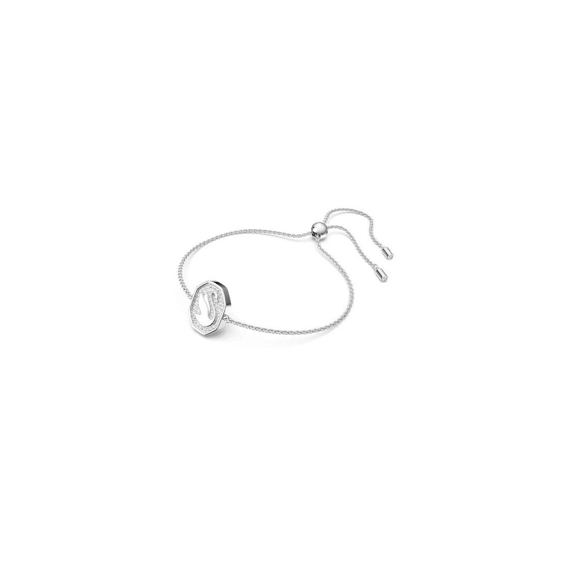 Pulsera Swarovski Signum Cisne con baño de rodio tono plateado