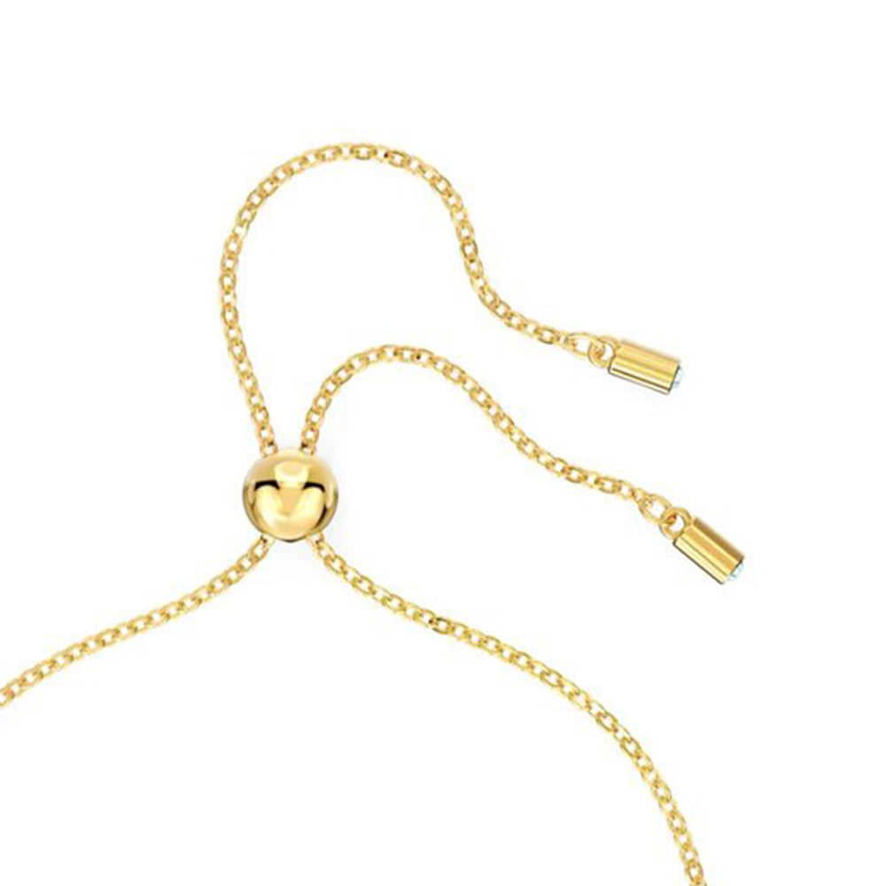 Pulsera Swarovski Symbolic Love, baño en tono dorado