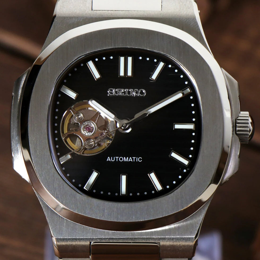 RELOJ SEIKO NAUTIKO BLACK OPEN