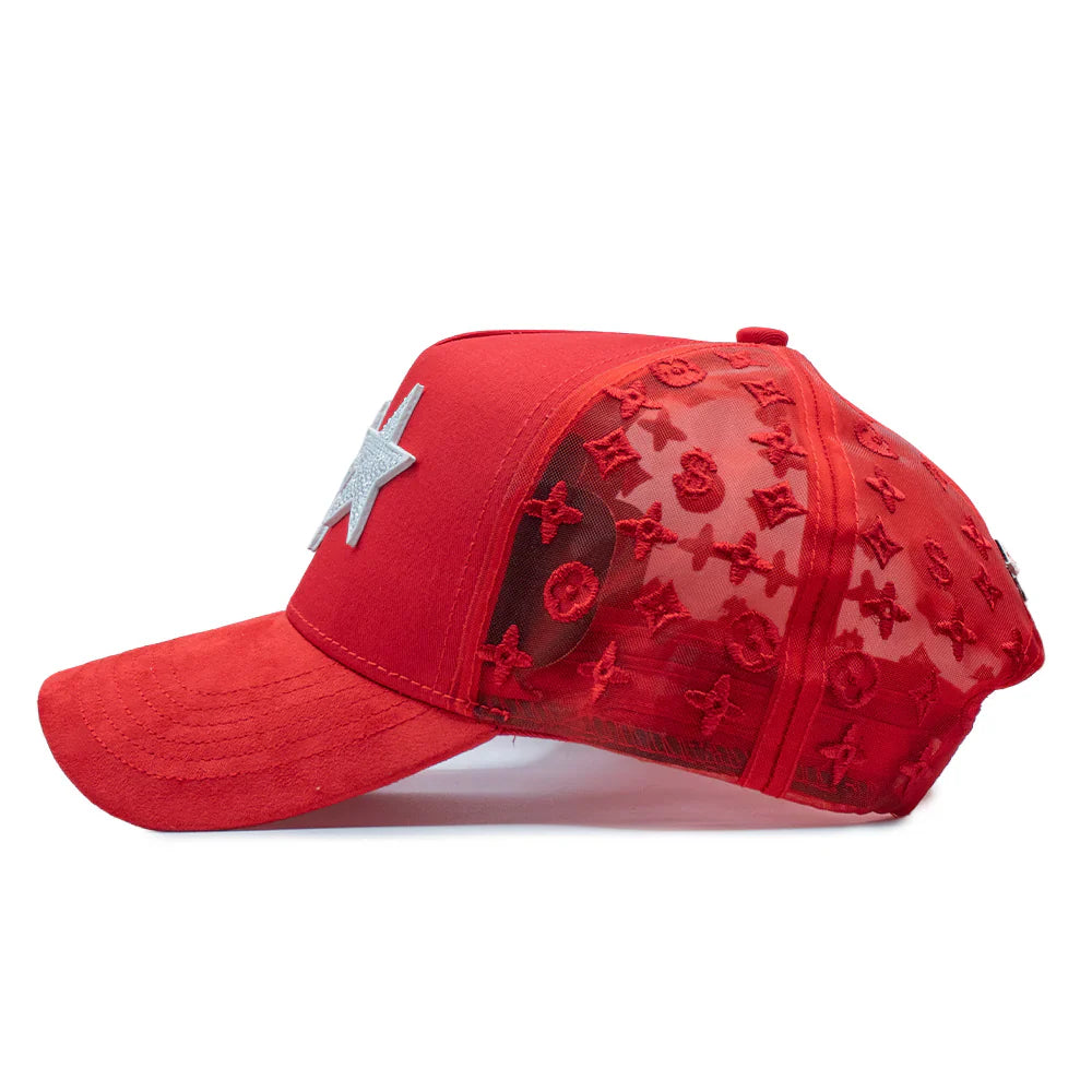 GORRA STAR HATS "Triple Red Star"