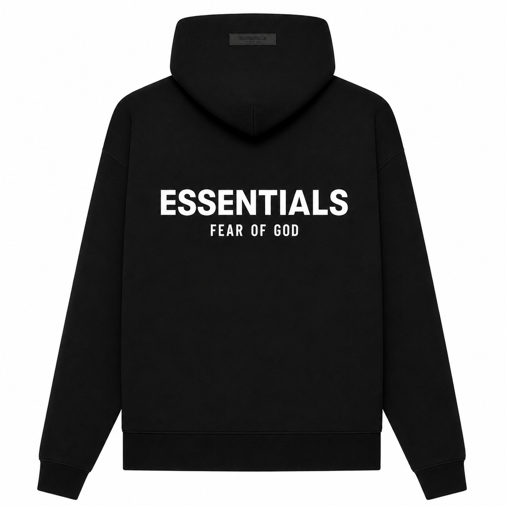 HOODIE ESSENTIALS "Black Fleece"