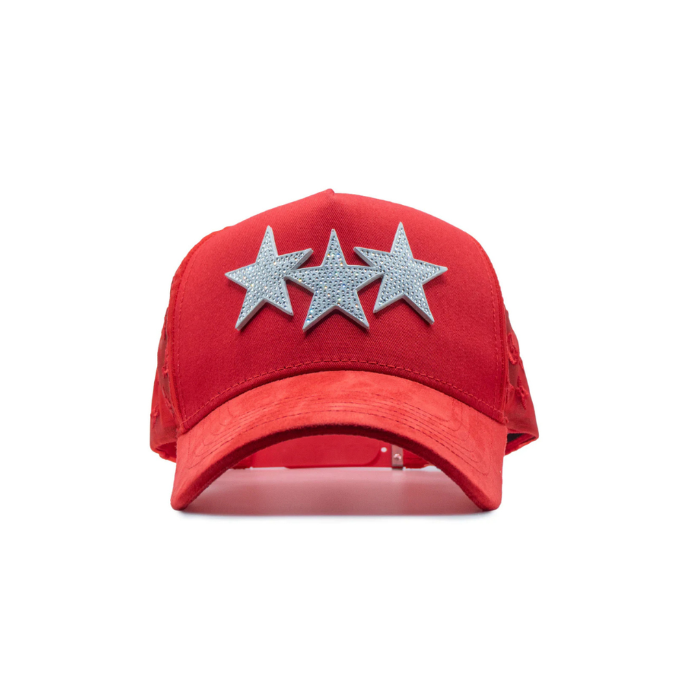 GORRA STAR HATS "Triple Red Star"