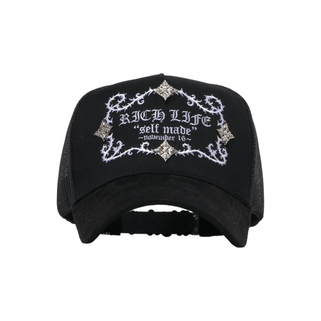 GORRA BARBAS HATS X RICO O MUERTO "Rich Life Black" (PREVENTA)