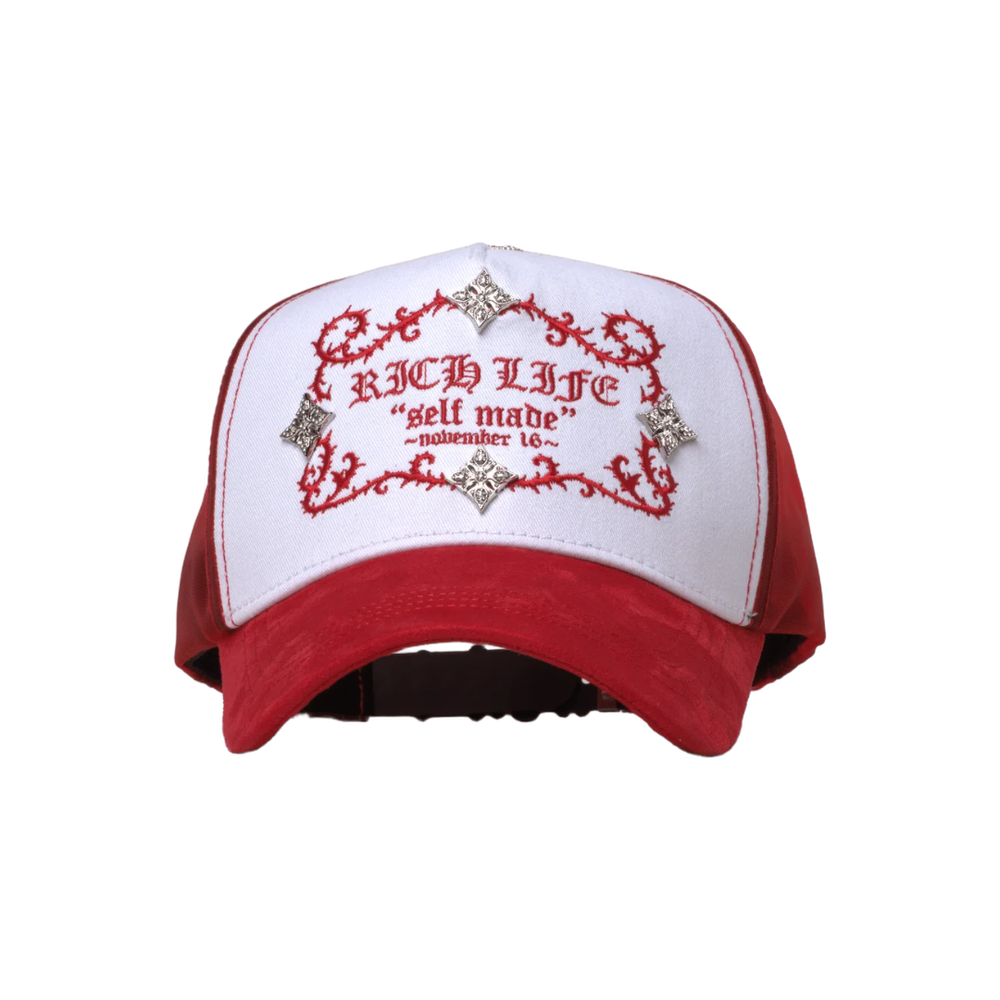 GORRA BARBAS HATS X RICO O MUERTO "Rich Life Red" (PREVENTA)