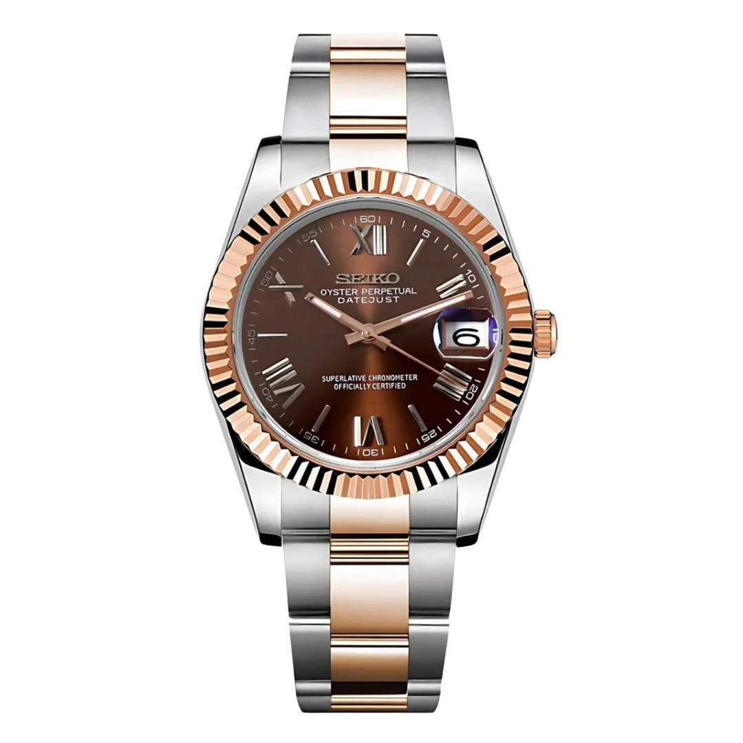 RELOJ SEIKOJUST CHOCOLATE ROMAN