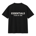 PLAYERA ESSENTIALS "Jet Black"