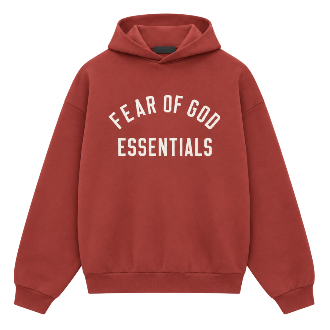 Hoodie Essentials Fear Of God "Crimson"