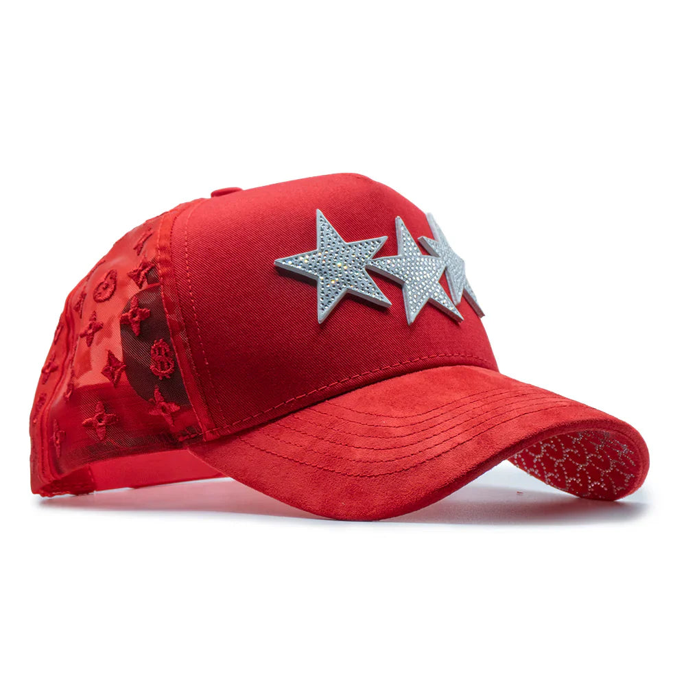 GORRA STAR HATS "Triple Red Star"