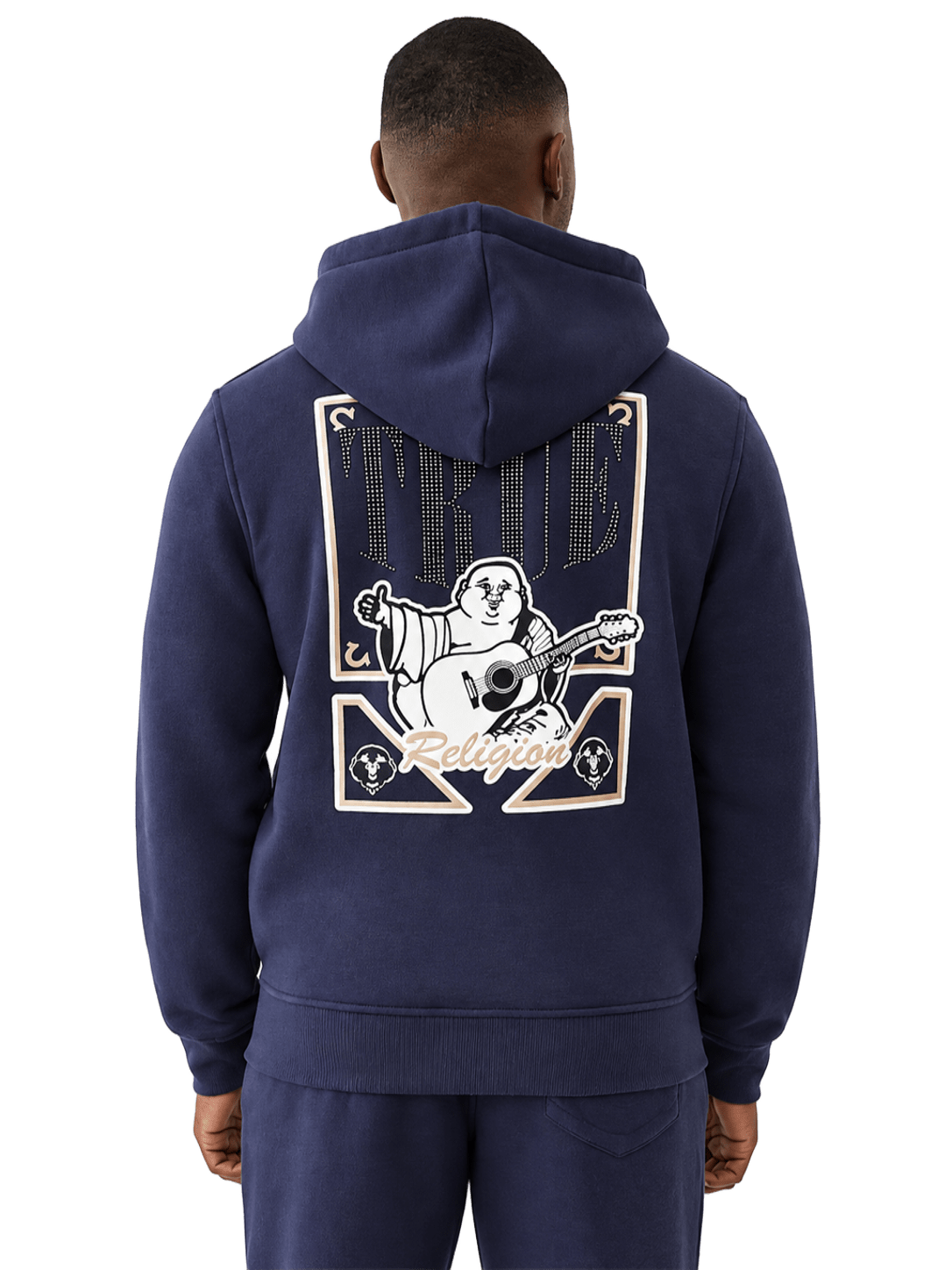 HOODIE ZIP TRUE RELIGION "Buddha Card"