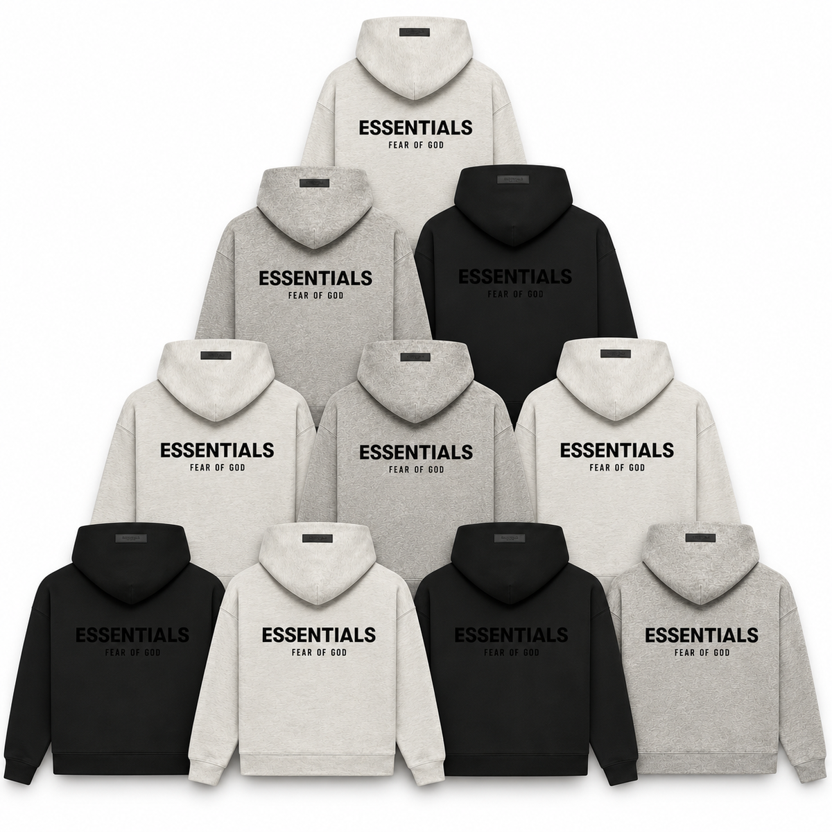 SET 10 HOODIES ESSENTIALS S22