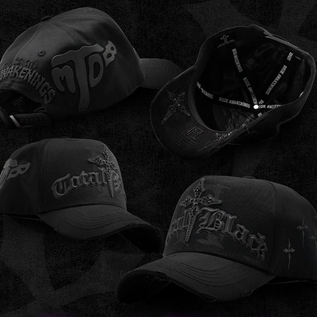 GORRA RUDE X TOMBOCHIO "Total Black" (PREVENTA)