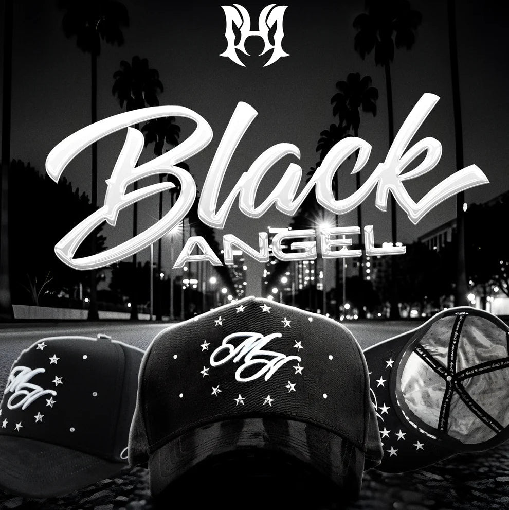 GORRA MOMM HATS "Black Angel"