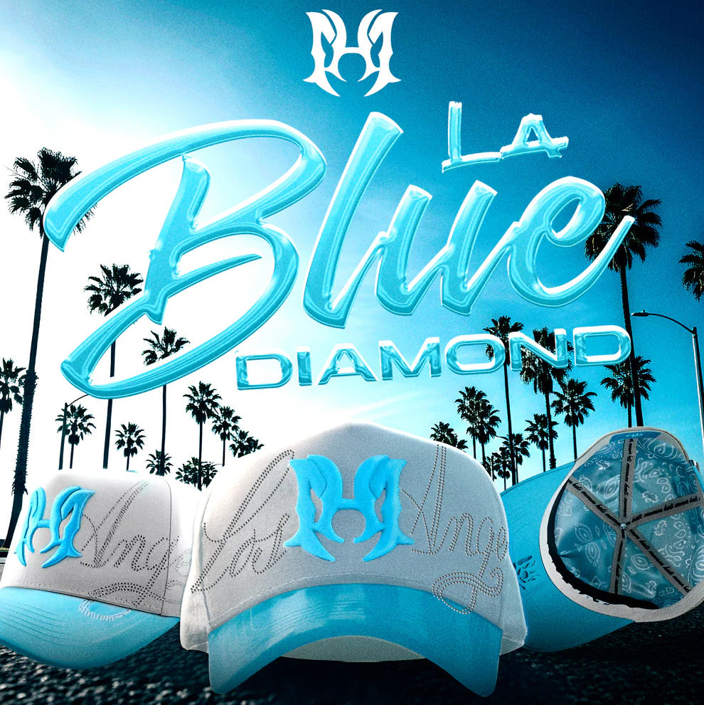 GORRA MOMM HATS "La Blue Diamond"